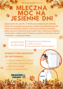 Rusza konkurs „Mleczna Moc na Jesienne Dni”