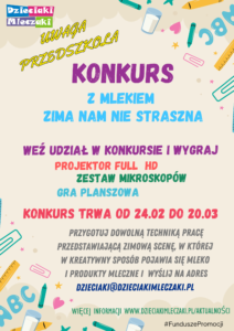 Rusza konkurs „Z mlekiem zima nam nie straszna”